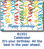 Birthday Celebration Custom Birthday Card